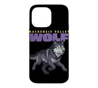 Cartoon Mackenzie Valley Wolf Breed Animal Lover Cute Wolves Case for iPhone 14 Pro Max
