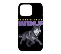 Cartoon Mackenzie Valley Wolf Breed Animal Lover Cute Wolves Case for iPhone 16 Pro