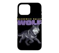 Cartoon Mackenzie Valley Wolf Breed Animal Lover Cute Wolves Case for iPhone 16 Pro Max
