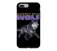 Cartoon Mackenzie Valley Wolf Breed Animal Lover Cute Wolves Case for iPhone 7 Plus/8 Plus