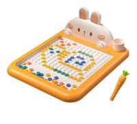 Cartoon Magnetic Drawing Board, Doodle Board with Pen, Montessori dot Painting Toy, Portable Learning Drawing Board