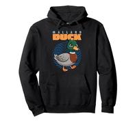 Cartoon Mallard Duck Waterfowl Animal Lover Cute Ducks Pullover Hoodie