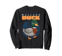 Cartoon Mallard Duck Waterfowl Animal Lover Cute Ducks Sweatshirt