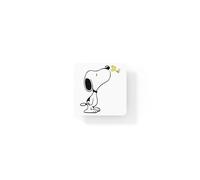 Cartoon MDF Coaster, Black and White Cartoon Design