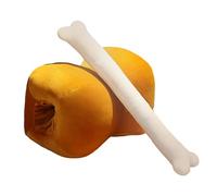 Cartoon Meat Plance Soft Stuffed Bone Toy 42 cm | Adorable Plush Pillow Funny for Bed Bedroom Living Room Adults Holiday Gift Cuddle Nap Sofa Sleep Decor