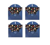 Cartoon Medicine Pattern Thank You Notes Dot Note Cards With Envelopes Stickers Greeting Blank Card