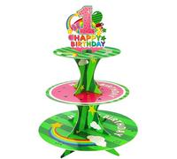 Cartoon Melon Cupcake Stand 1st First Cartoon Melon Birthday Cake Stands for Kids Birthday Decorations Boys Baby Shower Party Supplies