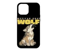 Cartoon Mexican Gray Wolf Breed Animal Lover Cute Wolves Case for iPhone 12 Pro Max