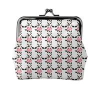 Cartoon Milk Cow Printing Lightweight Coin Purse, Minimalist Wallet for Coffee Runs and Local Outings