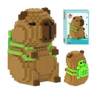 Cartoon Mini Building Blocks, 1606 PCS DIY Building Blocks Capybara, Cute Animals Building Bricks Toy for Parent-Child Interactive Games, Stress-Relieving Educational Toys Children Adults Gifts