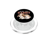 Cartoon Mini Lop Rabbit Animal Lover Cute Rabbits PopSockets PopGrip for MagSafe