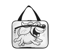 Cartoon Minimalist Dog Cute Hanging Travel Organizer Bags with Hook, Designer Cute Shaving Bag for Men for mom Cruises envase para Perfume de L