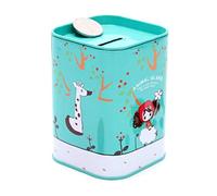 Cartoon Money Boxes Piggy Bank Square Money Boxes Tinplate Box Money Saving Pot Coin Box Storage Tank Gift
