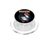 Cartoon Muscovy Duck Waterfowl Animal Lover Cute Ducks PopSockets PopGrip for MagSafe