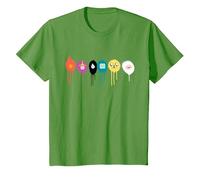 Cartoon Network Adventure Time Icon Melt T-Shirt, Youth, Grass Green, Medium