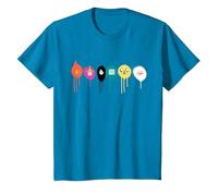 Cartoon Network Adventure Time Icon Melt T-Shirt, Youth, Sapphire Blue, X-Small