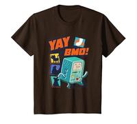 Cartoon Network Adventure Time Yay BMO T-Shirt, Youth, Brown, 3T