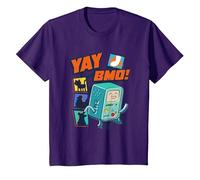 Cartoon Network Adventure Time Yay BMO T-Shirt, Youth, Purple, 2T
