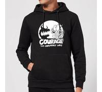 Cartoon Network Courage The Cowardly Dog Spotlight Hoodie - Black | Size: Medium Cartoon Network Black M
