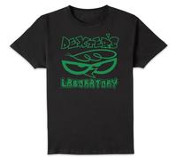 Cartoon Network Dexters Lab Logo Men's T-Shirt - Black | Size: XL Cartoon Network Black XL