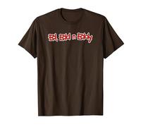 Cartoon Network Ed, EDD n Eddy Logo T-Shirt, Men, Brown, Small
