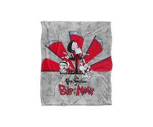 Cartoon Network Grim Adventures of Billy & Mandy Times Up Silky Touch Super Soft Throw Blanket 152 X 127 cm in White Cartoon Network White 152 X 127 cm