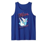Cartoon Network Johnny Bravo Man I'm Pretty Tank Top, Men, Royal Blue, Small