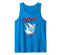 Cartoon Network Johnny Bravo Man I'm Pretty Tank Top, Men, Sapphire Blue, Large