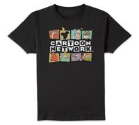 Cartoon Network Logo Characters Men's T-Shirt - Black | Size: Small Cartoon Network Black S