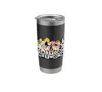 Cartoon Network Logo with Characters Stainless Steel Insulated Tumbler