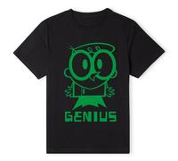 Cartoon Network Official Dexters Lab Green Genius T-Shirt - Black | Size: Medium Cartoon Network Black M