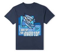 Cartoon Network Official Dexters Lab The Inventor T-Shirt - Navy | Size: Large Cartoon Network Navy L