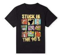 Cartoon Network Official Stuck In The 90s T-Shirt - Black | Size: Small Cartoon Network Black S