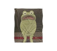 Cartoon Network Over The Garden Wall Greg'S Frog Is Naked Silky Touch Super Soft Throw Blanket 152 X 127 cm in White Cartoon Network White 152 X 127 cm