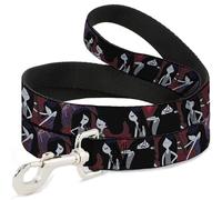 Cartoon Network Pet Leash, Dog Leash, Adventure Time Marceline Poses Collage Reds, 6 Feet Long 0.5 Inch Wide