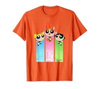 Cartoon Network Powerpuff Girls Tropical Flight T-Shirt, Men, Orange, 3X-Large