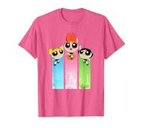 Cartoon Network Powerpuff Girls Tropical Flight T-Shirt, Men, Pink Heather, XX-Large