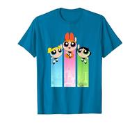 Cartoon Network Powerpuff Girls Tropical Flight T-Shirt, Men, Sapphire Blue, 3X-Large