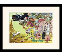 Cartoon Network Rick and Morty (Creature Barrage) 30 x 40cm Memorabilia