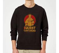 Cartoon Network Samurai Jack My Quest Continues Sweatshirt - Black | Size: Medium Cartoon Network Black M