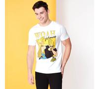 Cartoon Network Spin-Off Johnny Bravo 90's Photoshoot T-Shirt - White | Size: Large Cartoon Network White L