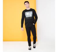 Cartoon Network Spin-Off Johnny Bravo Classic Scene Sweatshirt - Black - L