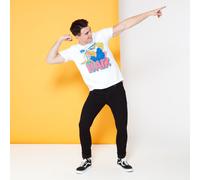 Cartoon Network Spin-Off Johnny Bravo Don't Touch The Hair T-Shirt - White - XL
