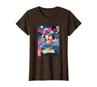 Cartoon Network Steven Universe Poster T-Shirt, Women, Brown, X-Small