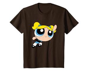 Cartoon Network The Powerpuff Girls Bubble T-Shirt, Youth, Brown, Medium