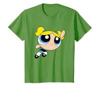 Cartoon Network The Powerpuff Girls Bubble T-Shirt, Youth, Grass Green, 2T