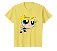 Cartoon Network The Powerpuff Girls Bubble T-Shirt, Youth, Lemon Yellow, 4T