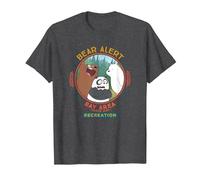 Cartoon Network We Bare Bears Bear Alert T-Shirt, Men, Dark Heather Grey, XX-Large