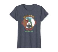 Cartoon Network We Bare Bears Bear Alert T-Shirt, Women, Heather Blue, Small