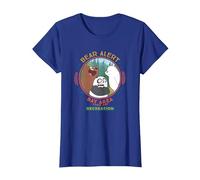 Cartoon Network We Bare Bears Bear Alert T-Shirt, Women, Royal Blue, 3X-Large